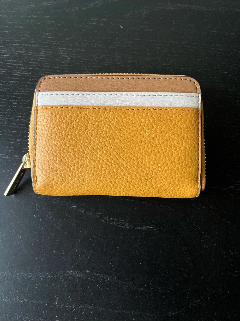 Michael Kors Multicolor Leather Zip Card Wallet